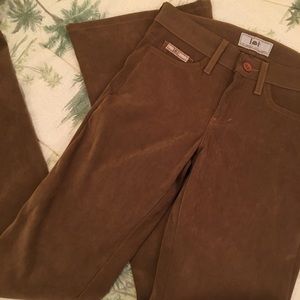 SUEDE FLARE PANTS